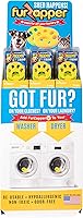 Vista 4 de FurZapper Removedor de pelo de mascotas para lavandería, paquete de 2 – Herramienta reutilizable para quitar pelo de perros y gatos como se ve