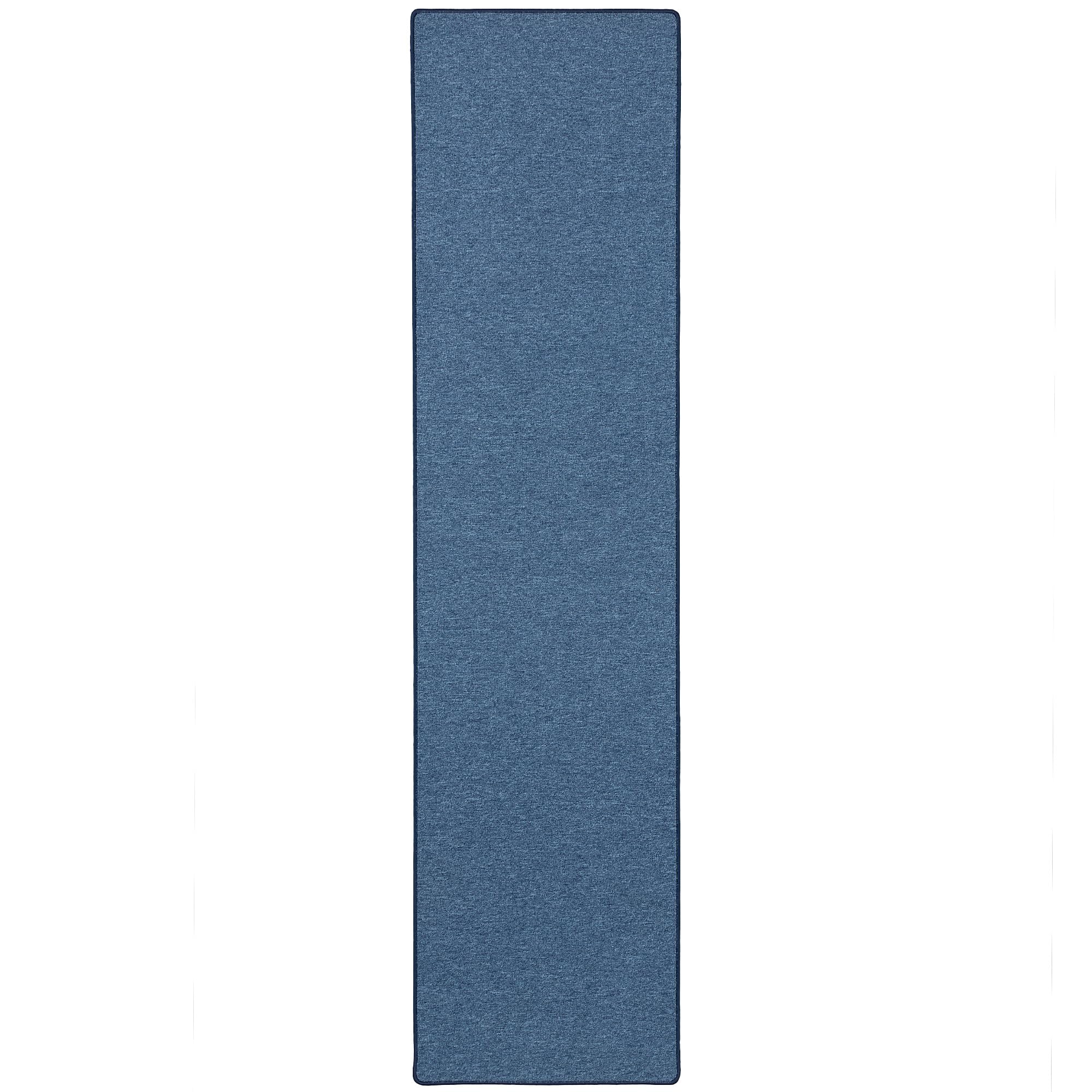 Snapstyle Feinschlingen Läufer Velour Teppich Strong Dunkelblau in 9 Größen