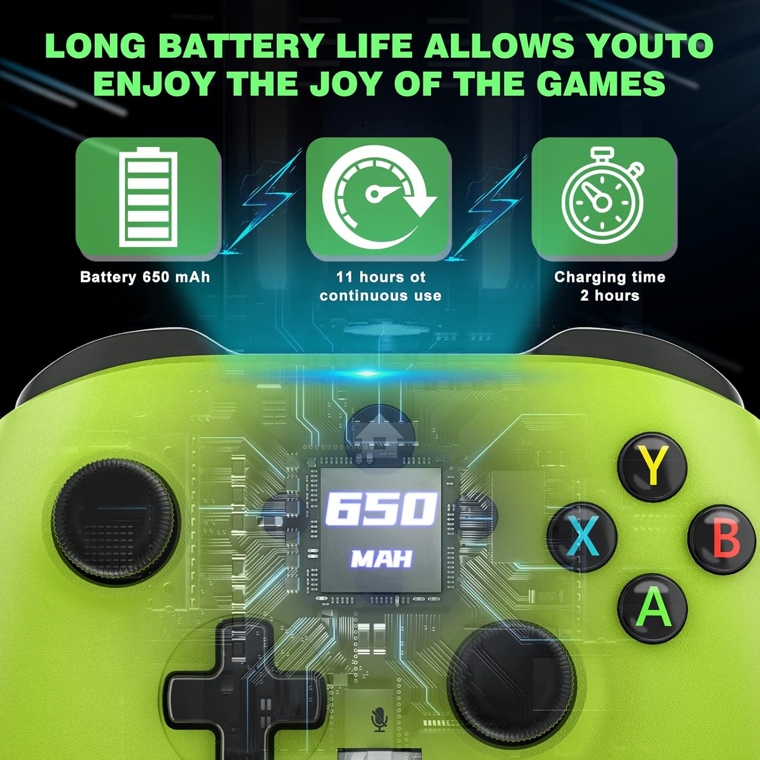 Gamrombo 2 Pack Wireless Controller Replacment for Xbox Controller,Compatible with Xbox One,Xbox Series X/S,Xbox One S/X,PC and Steam with Turbo/Macro Function,Adjustable Volume - Green Red