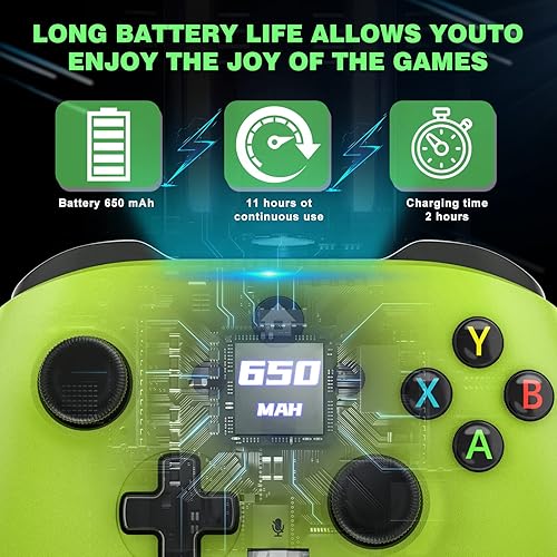 Miniatura 6 de Gamrombo Controlador inalámbrico 2.4G para controlador Xbox compatible con Xbox One, Xbox Series X, Xbox Series S, Xbox One S, Xbox One X, Steam,