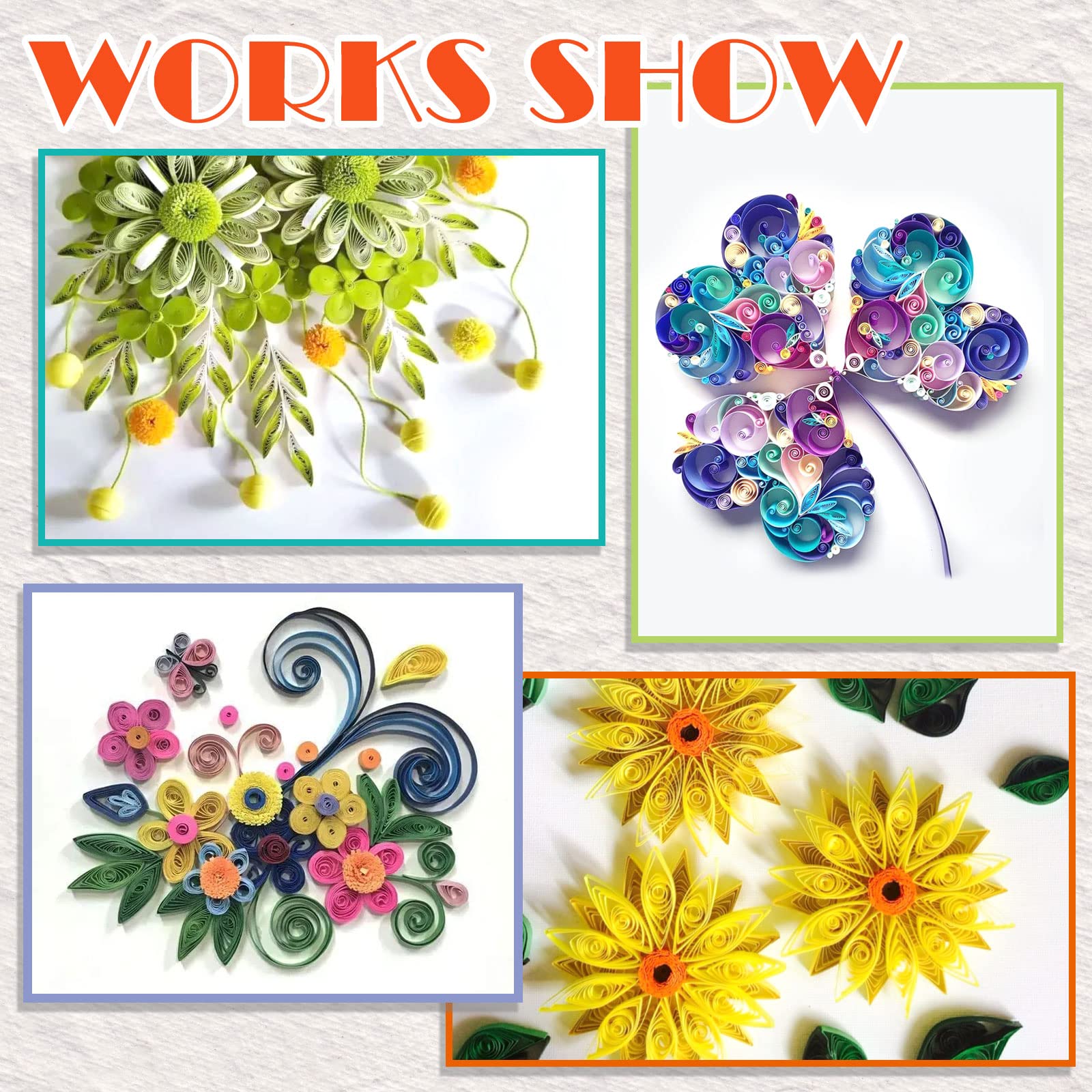 Strisce di carta leggera per quilling da 80 gr verde VL3