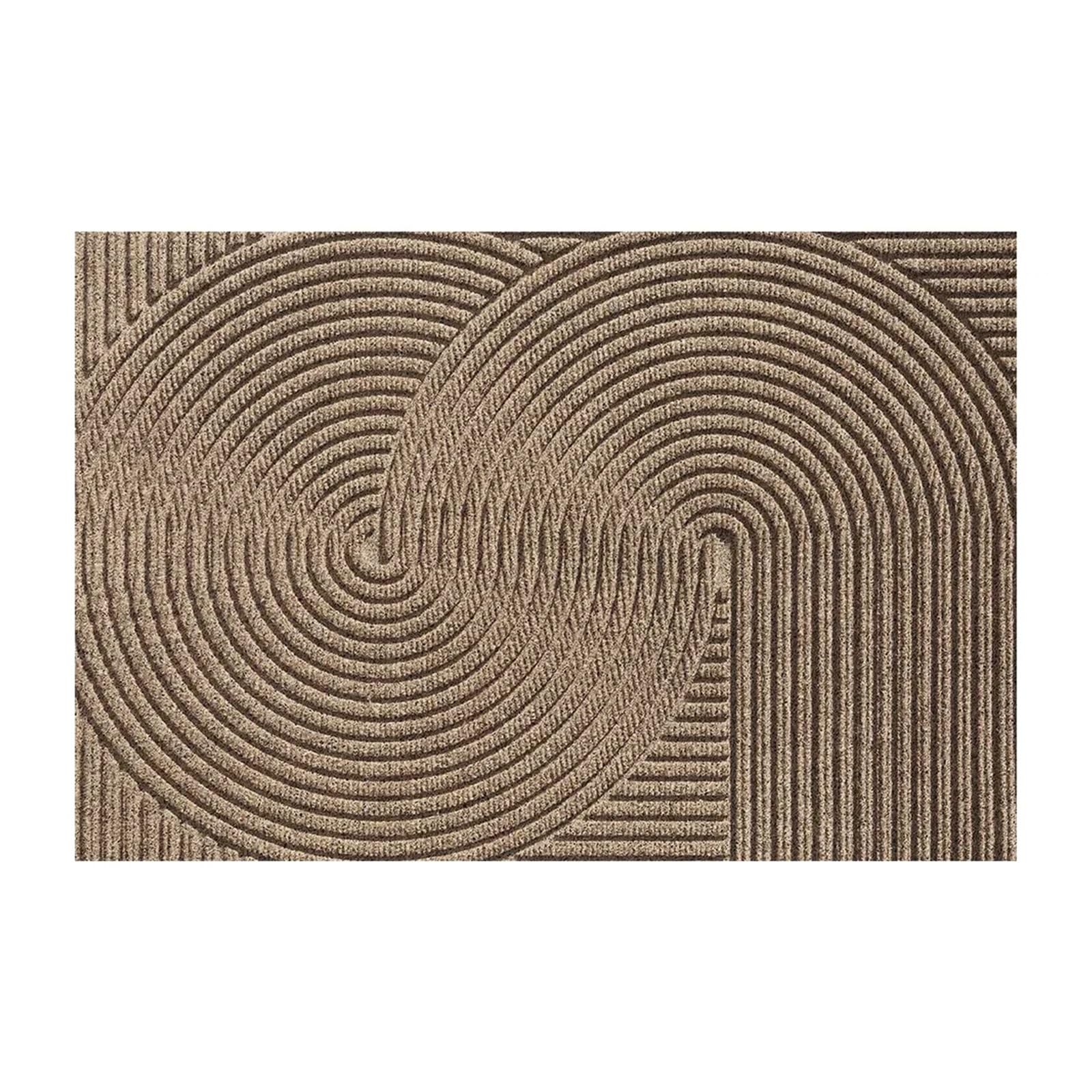 Paillasson antidérapant entrée évite les glissades tapis de cuisine khaki