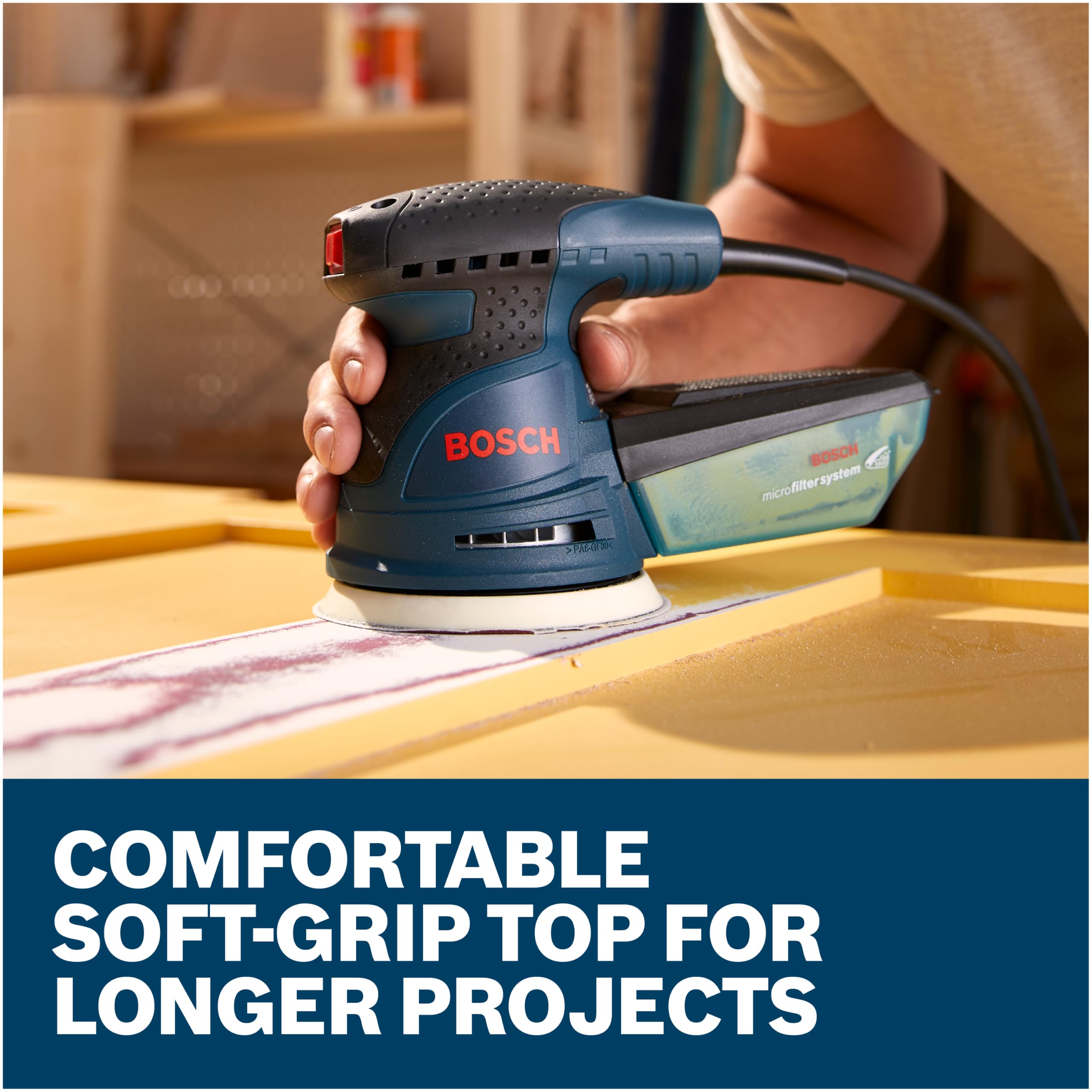 Bosch ROS20VSC Palm Sander - Smooth Finish -6