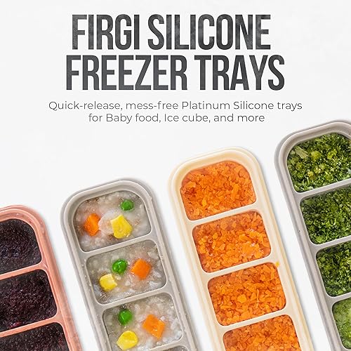 Miniatura 2 de Bandeja de silicona para congelador con tapa, 100% silicona platino de grado alimenticio, resistencia a fugas y apta para lavavajillas para Marrón,4