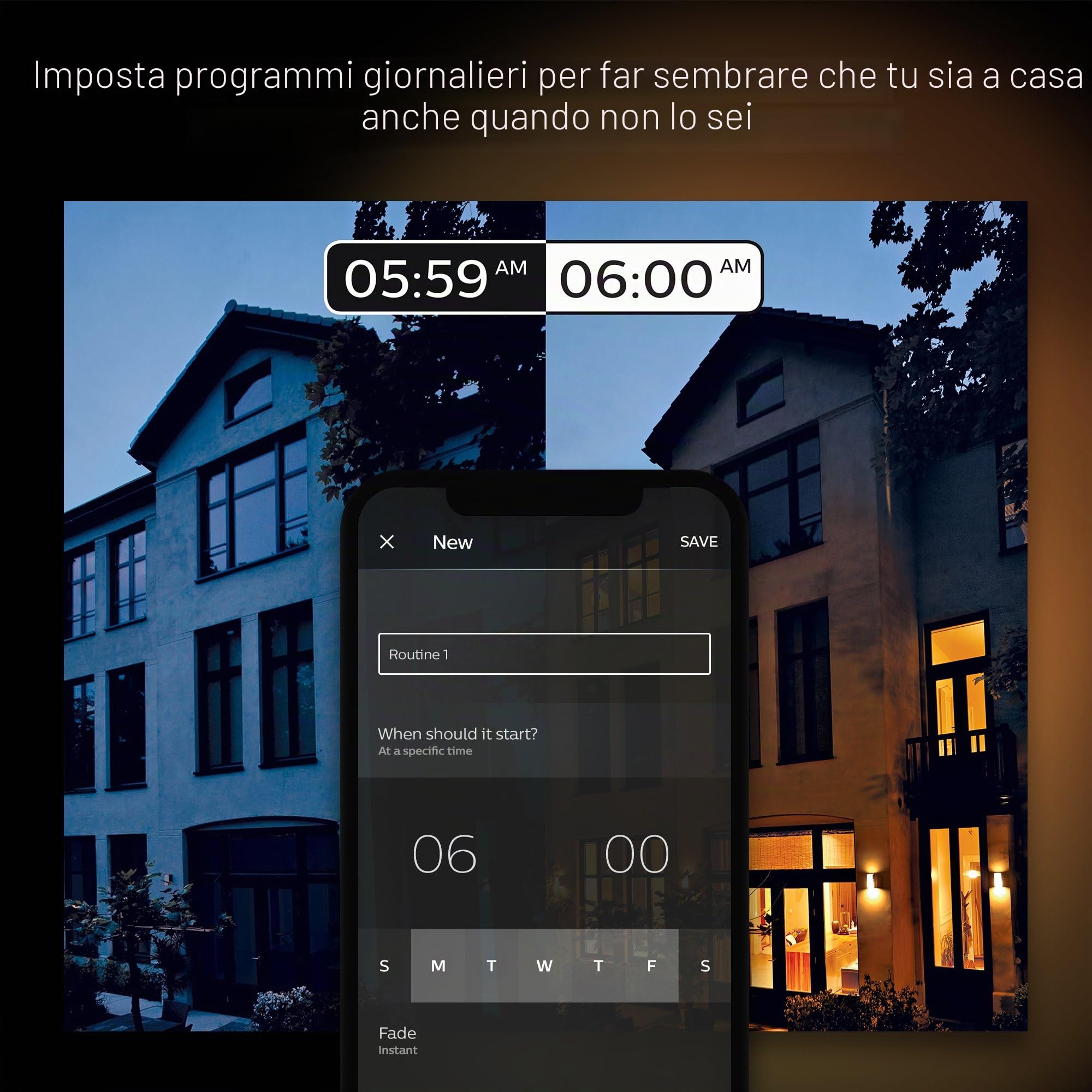 Philips Hue White Ambiance Lampadina Smart LED Smart, Bluetooh, Attacco E14, 5W, Dimmerabile, Luce Bianca da Calda a Fredda, Bianco (Confezione da 2)