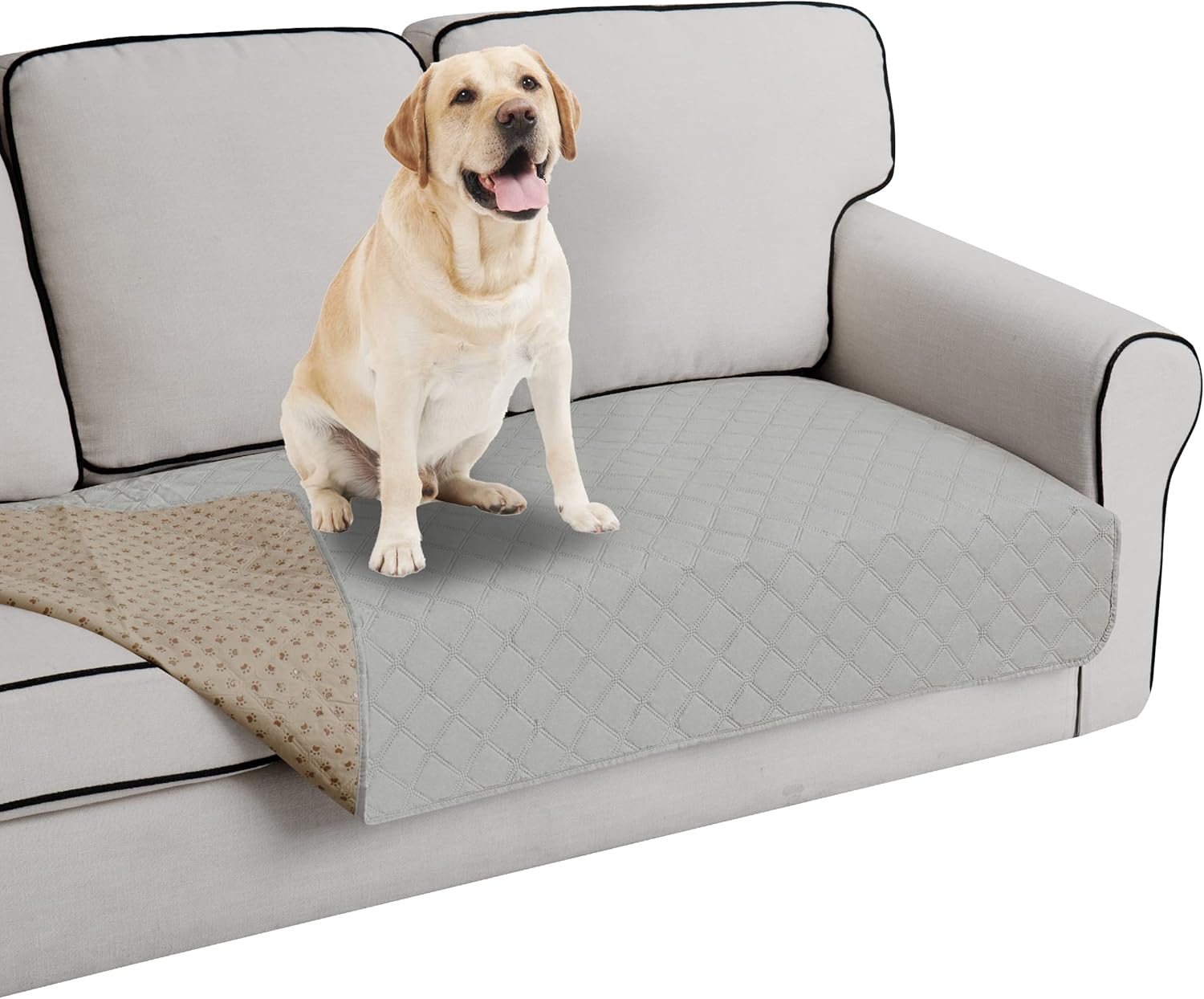 EasyGoing 100 Waterproof Dog Bed Cover, NonSlip Pet Blanket for Furniture