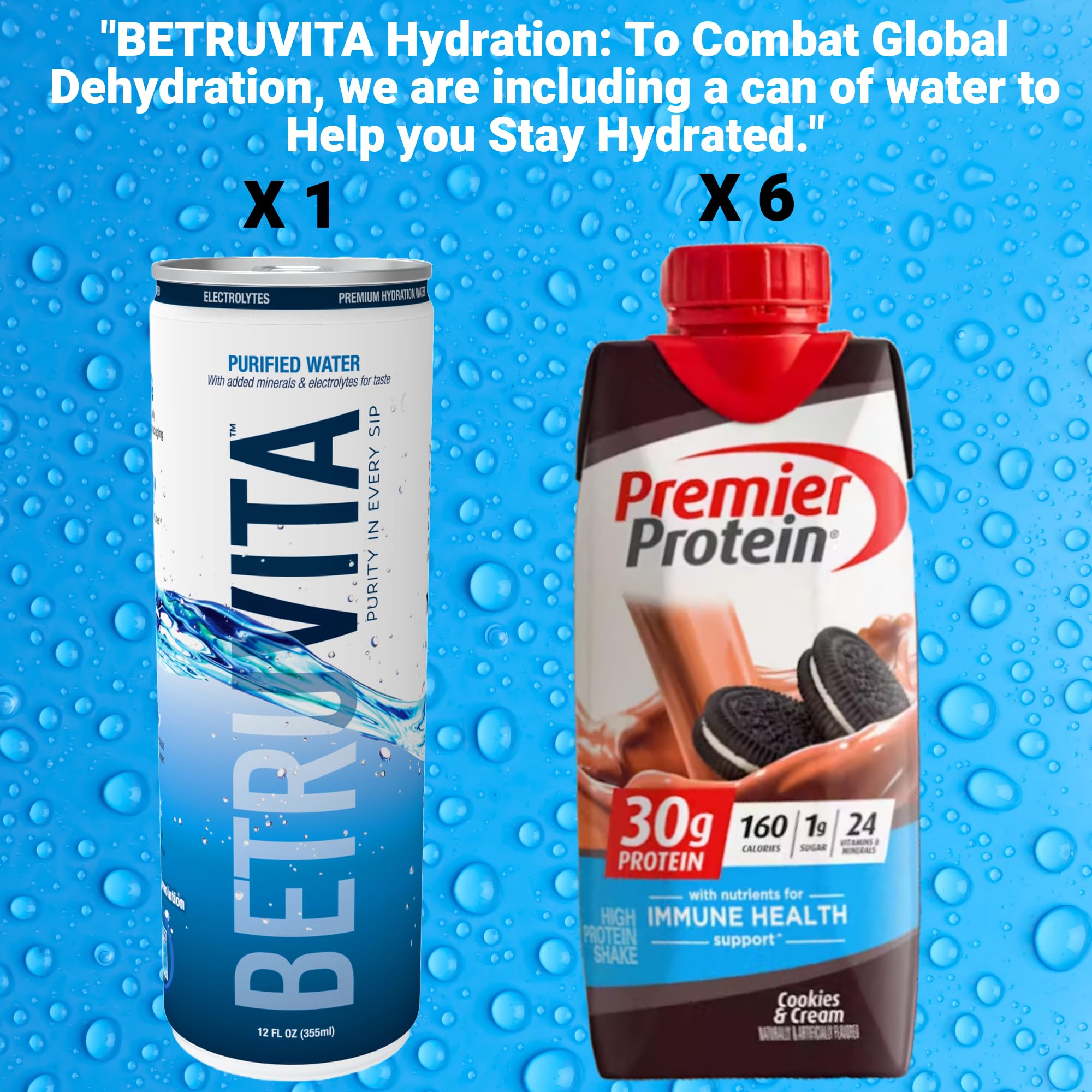 Snapklik.com : Protein Shake Our Premier Cookies And Cream Flavor 30g ...