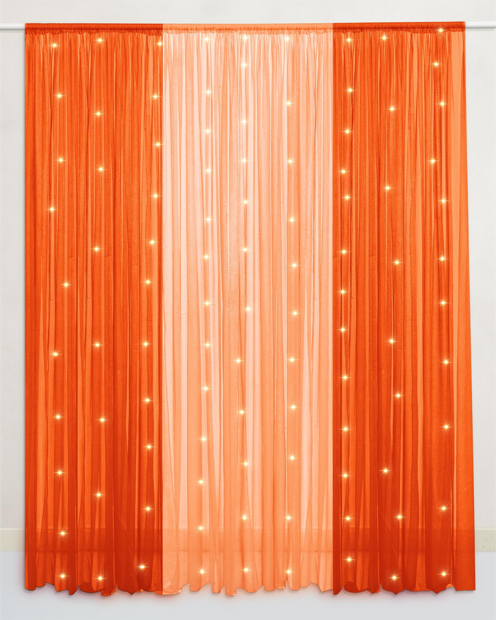Special You Diwali Decoration Items for Home Decor, Haldi Decoration Items for Marriage with Orange & Peach Chiffon Curtains with led Light for Annaprasana Decoration- 7 Items (B0CNW3X622) Amazon Price History, Amazon Price Tracker