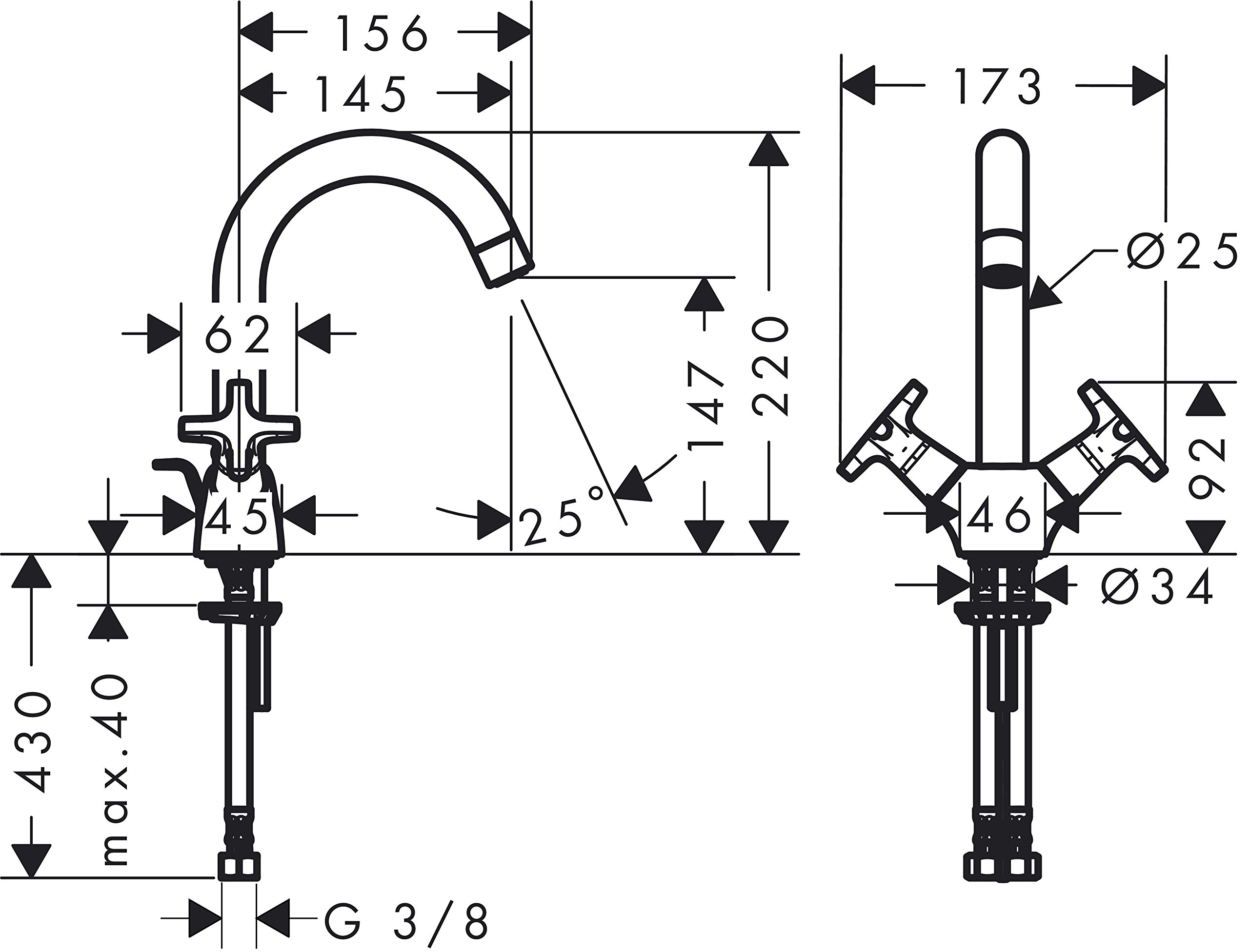 Hansgrohe 71122000 MySport bateria umywalkowa z wyciąganiem odpadów, chromowana