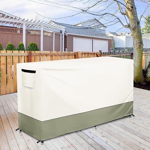 Miniatura 7 de Fundas para juego de comedor de patio, 100% impermeables, para exteriores, sillas y juegos de mesa, fundas para mesa de bar, para muebles de patio,