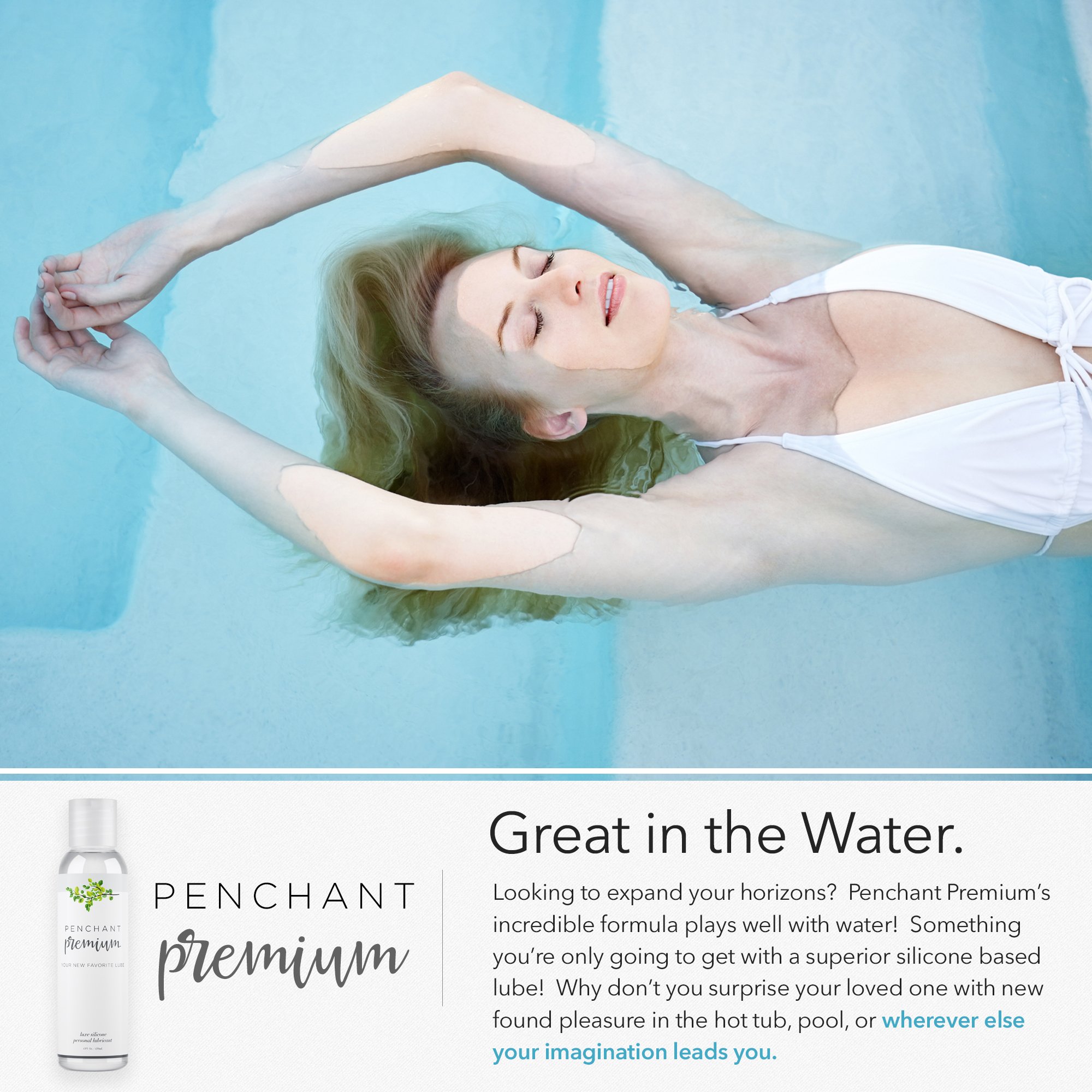 Penchant Intimate Lubricants for Sensitive Skin Silicone Based, Discreet Label Personal Lube