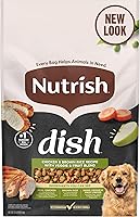 Nutrish Dish Chicken & Brown Rice Dry Dog Food with Real Veggies & Fruit - 23 lb Bag, 4.5 Stars