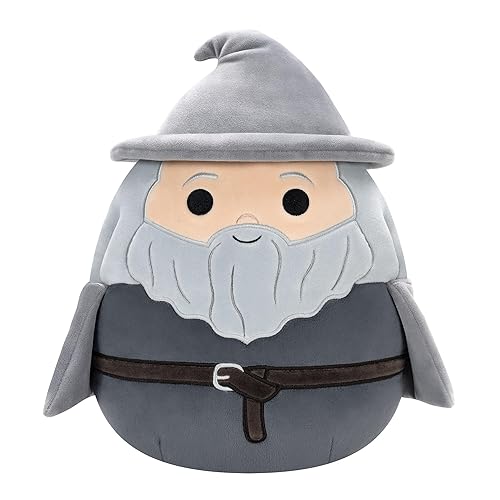 Squishmallows SQWB00314 - Der Herr der Ringe Gandalf 25 cm, offizielles Jazwares Plüsch, superweiches Kuscheltier - Gandalf