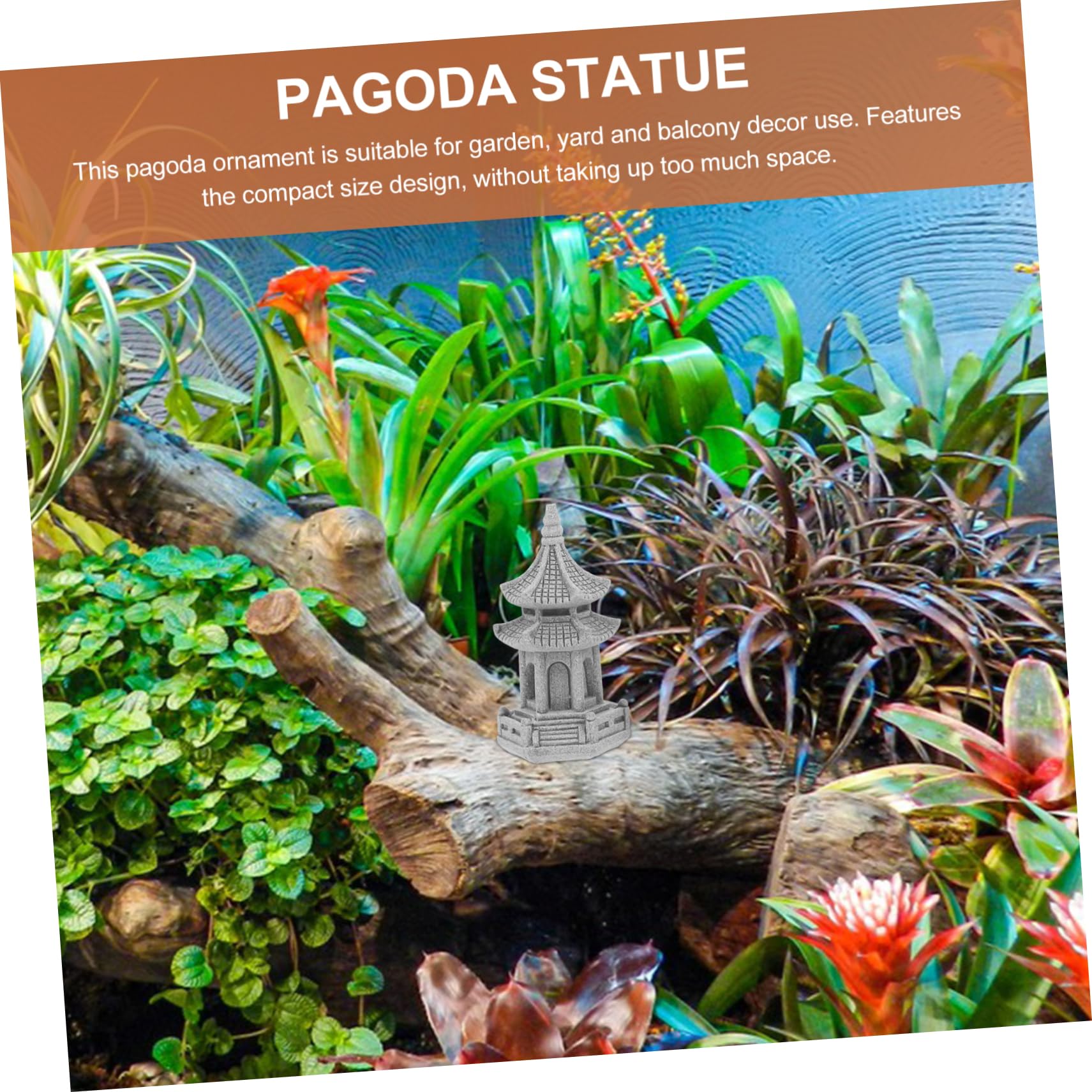 BESPORTBLE 15stücke Miniatur Garten Pavilion Dekoration Teiliges Turm Kleinen Runden Und Quadratischen Laternen Für Bonsai Mikrolandschaften Und Mini-gärten Langlebiges Ornament Aus