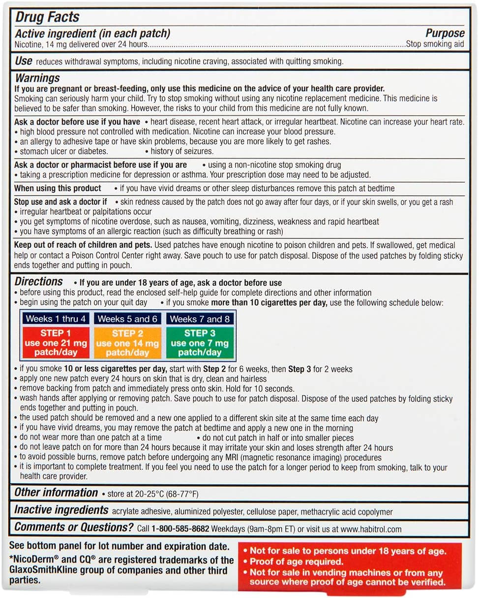 Rite Aid - Brandclub - Rite Aid Nicotine Transdermal System Patch, Step 2,  14mg