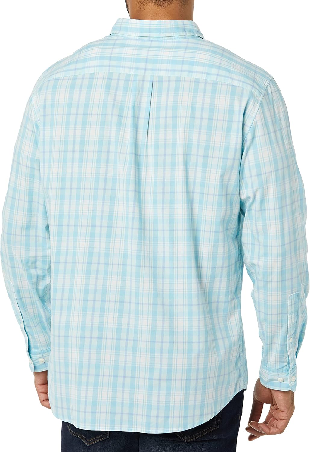 Amazon Essentials Men's Long-Sleeve Slim-Fit Stretch Poplin Shirt - Image 2