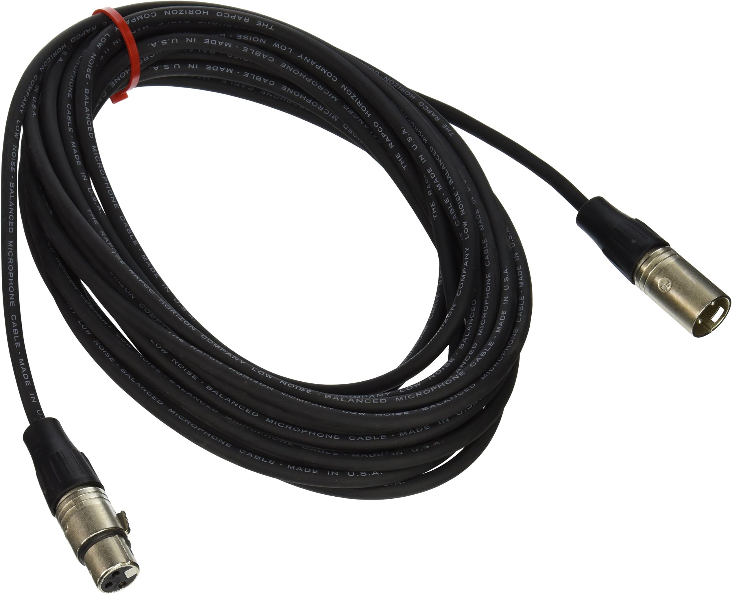 Rapco Horizon N1M1-30 Stage Series M1 Microphone Cable Neutrik Connectors 30-Feet