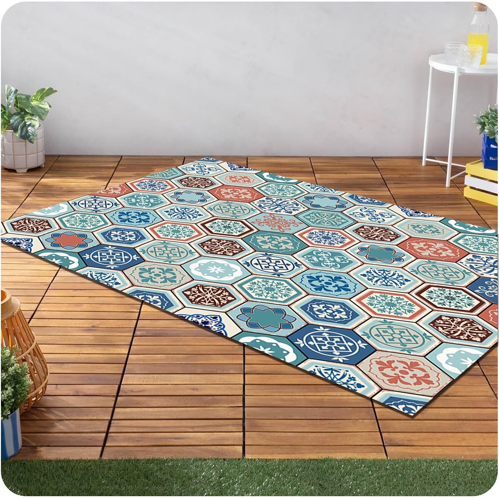 Alfombra de cocina de Navidad antideslizante para proteger el suelo del salón