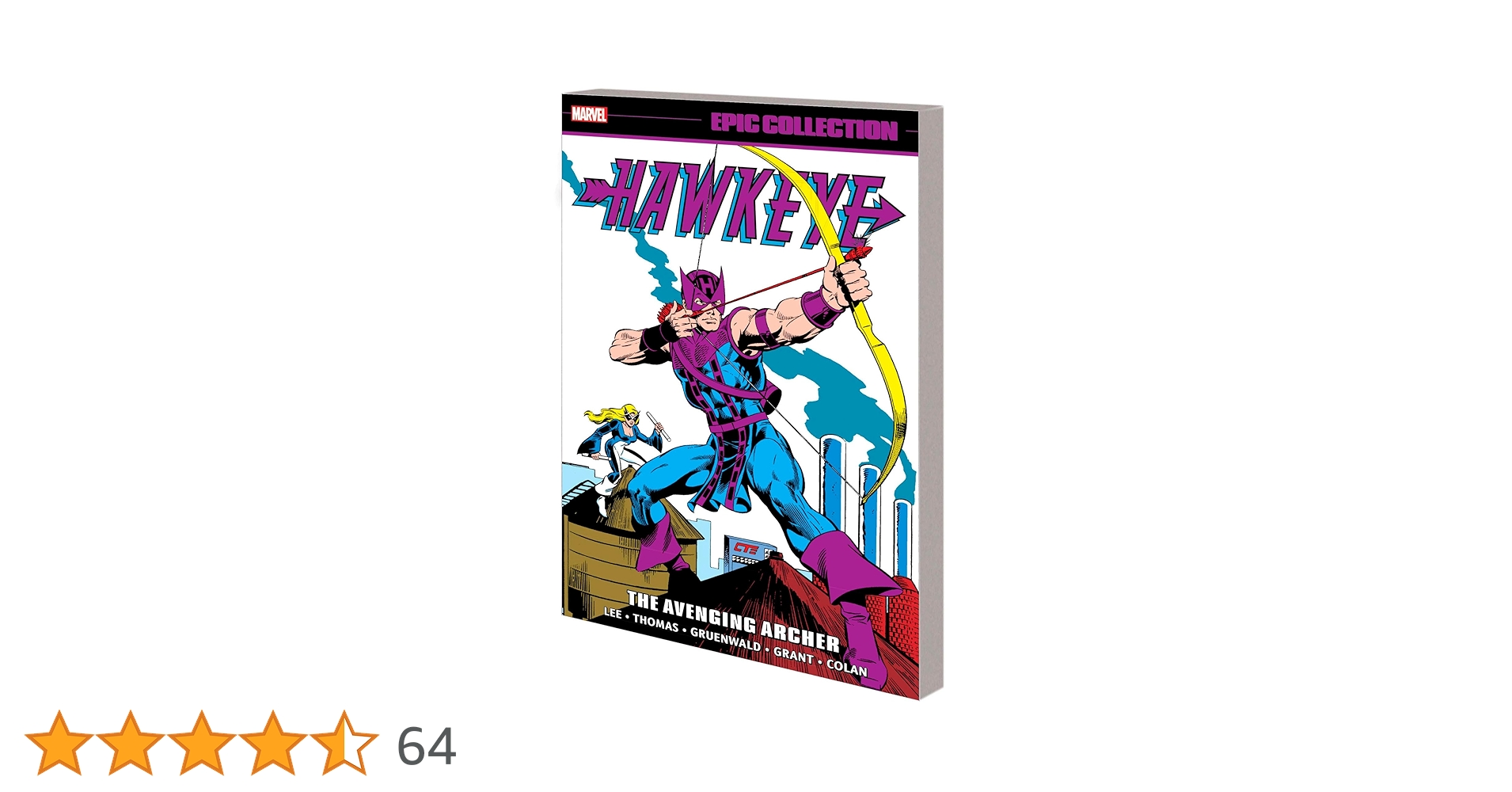 アメコミ・英語　Hawkeye:AVENGING ARCHER　ホークアイ HAWKEYE EPIC COLLECTION: THE AVENGING ARCHER: Lee, Stan