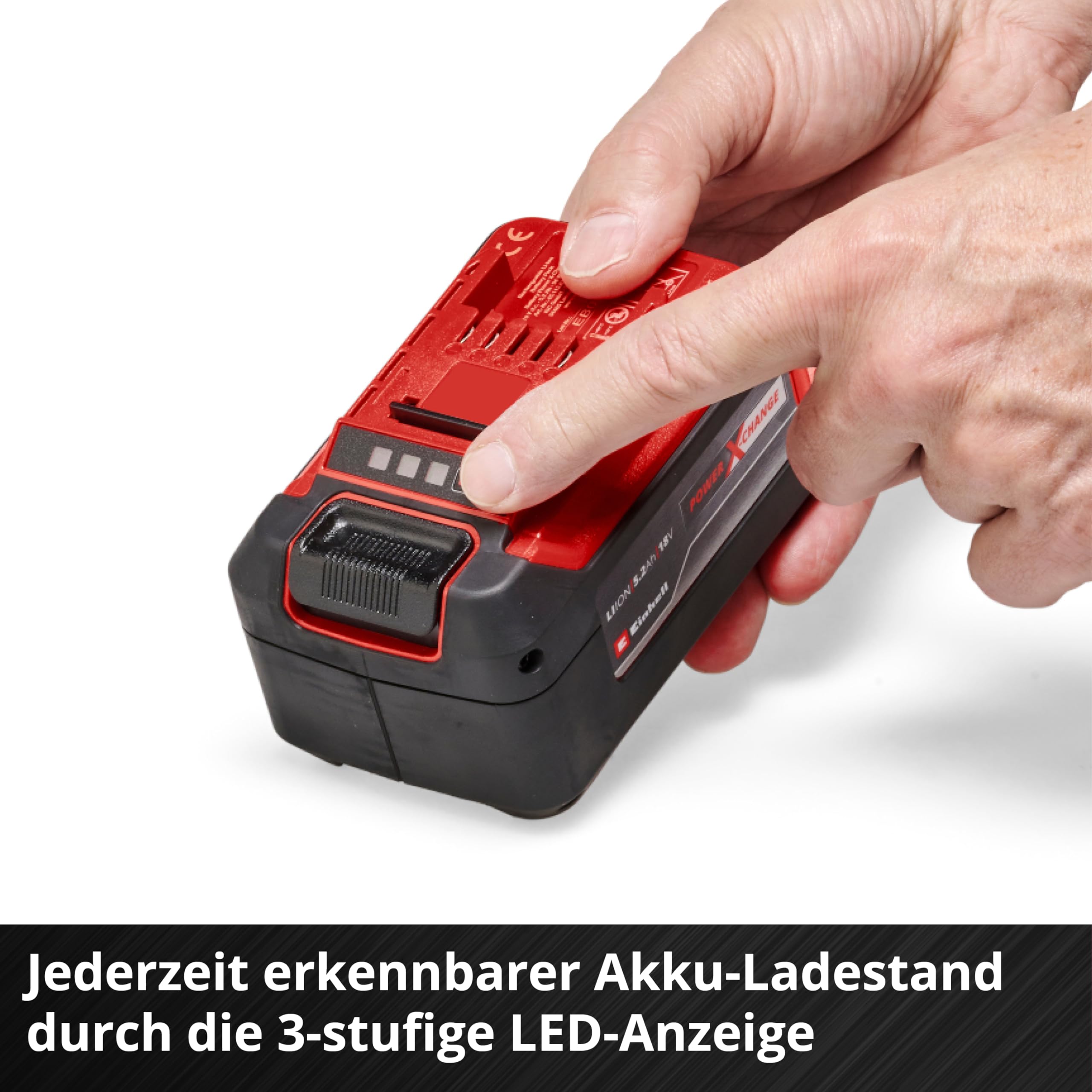 Einhell Akku PXC 18 V 5,2 Ah 1260 W Power X-Change Li-Ion ABS LED-Anzeige