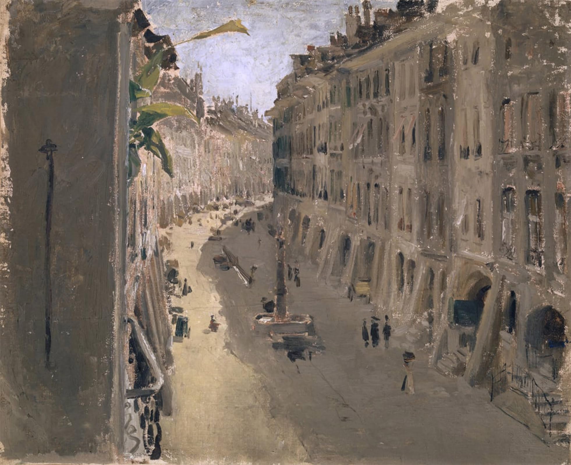 SERENDIPITP Retro Picture Poster Wall Art Pictures Painting justice alley in Berne by Albert Anker Wall Art Canvas Print for Wall Decor 60x90cm