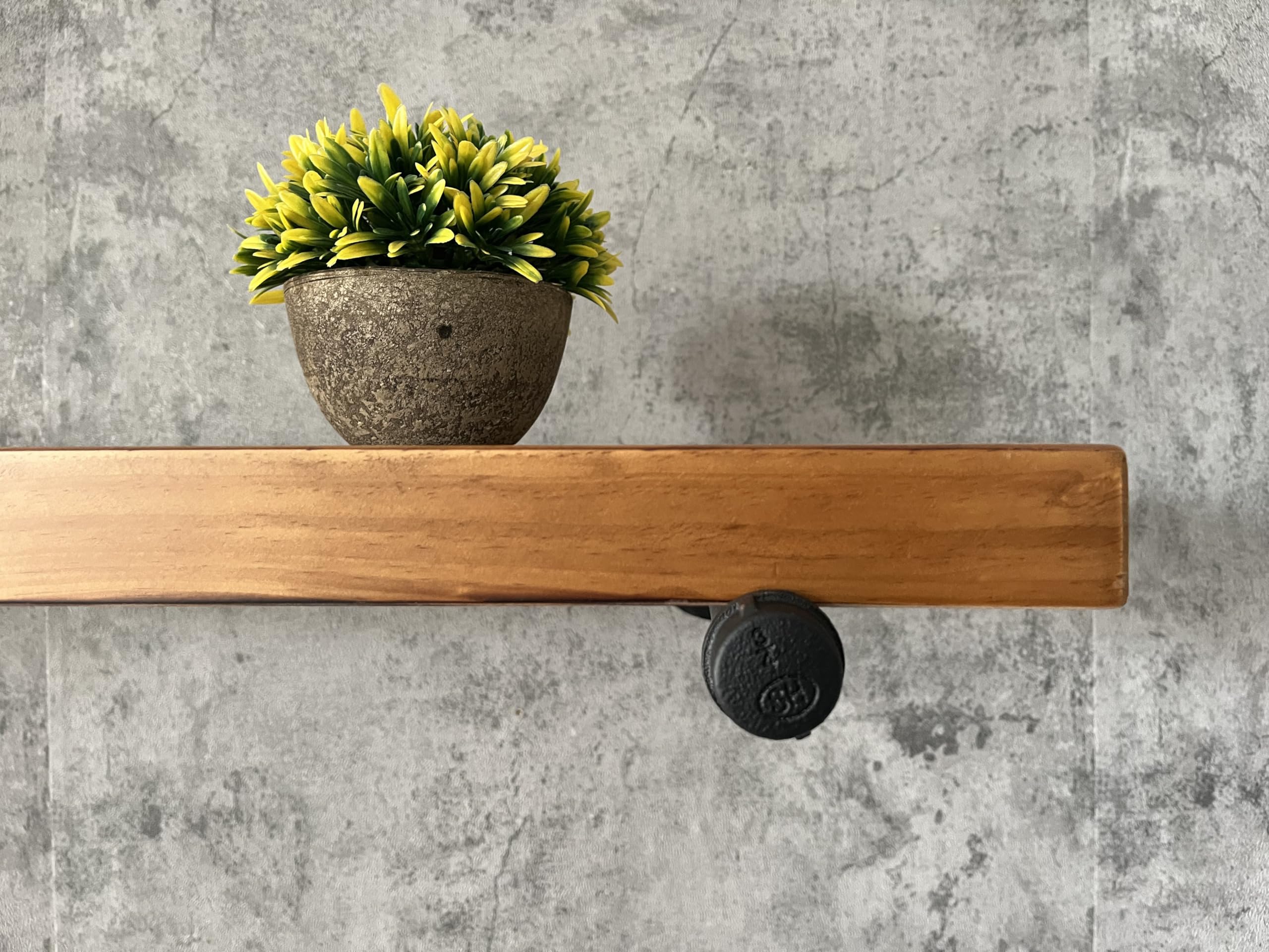 Amazon.com: HDDFER Industrial Pipe Wall Wood Shelves,Real