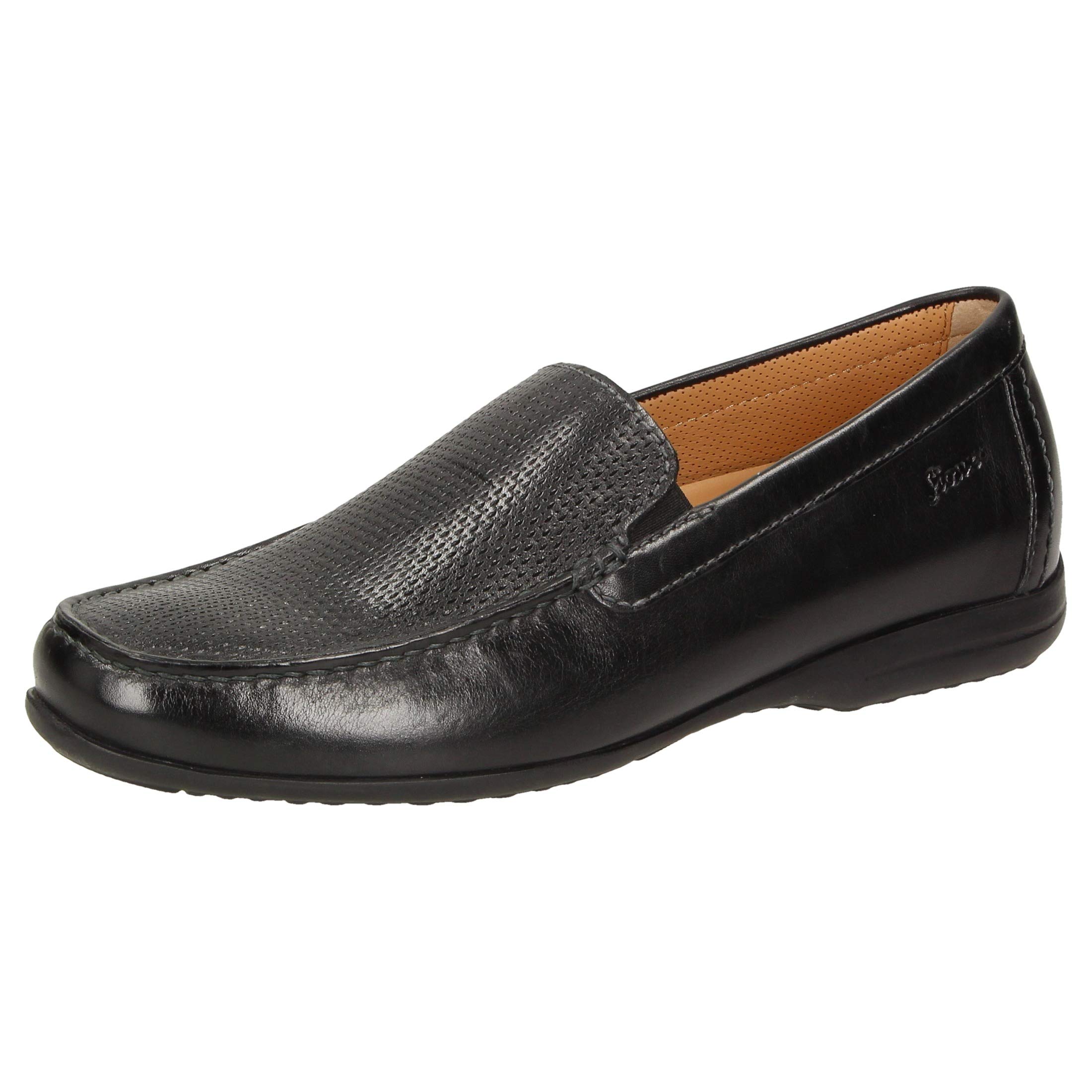 Sioux Men’s Mocassins, Black (Schwarz 000), 9.5 UK
