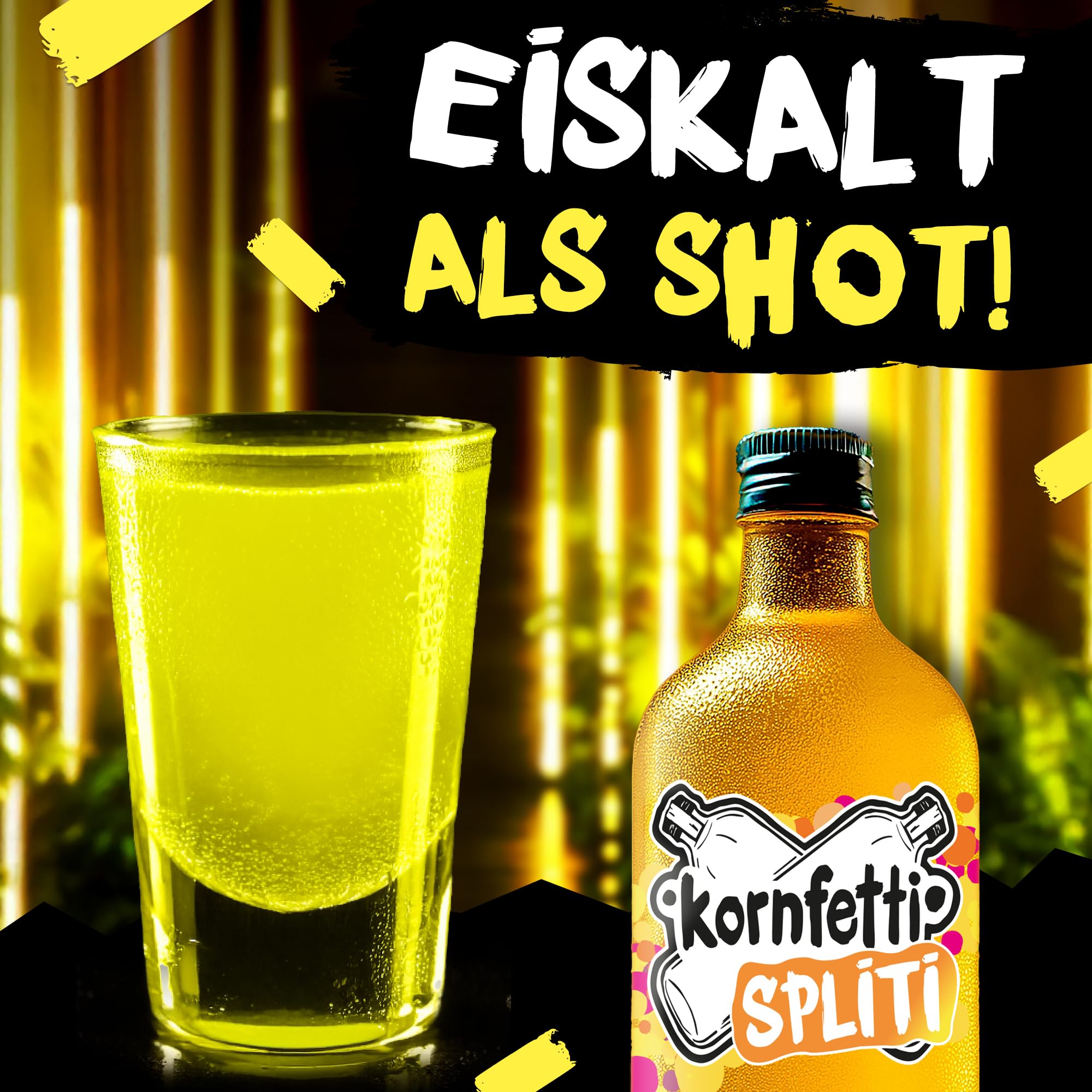 Spliti 0,7 Liter 6er Set fruchtiger Maracuja-Vanille-Likör mit 15% vol. Alkohol