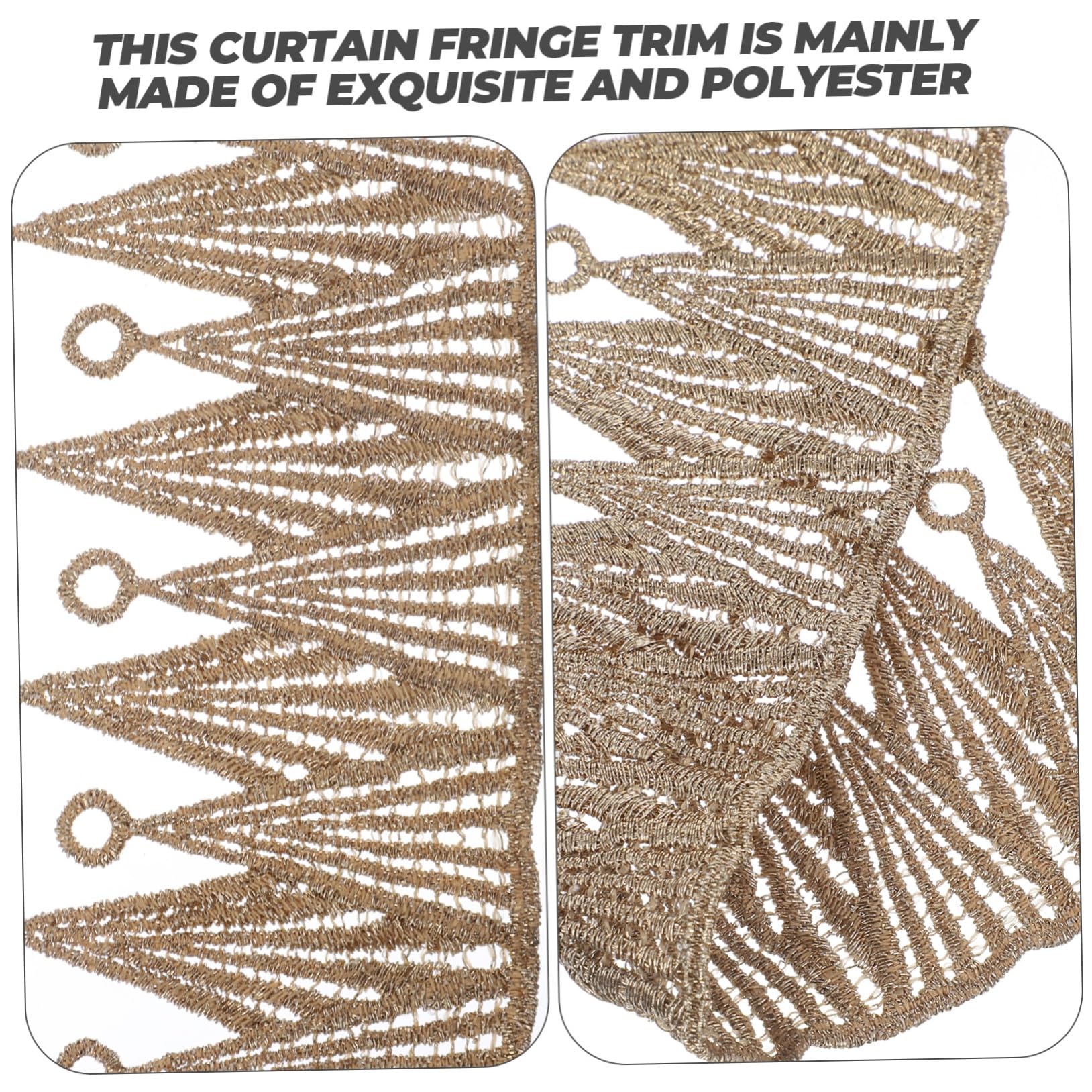 Fringe Lace Trim Décoratif Pour Rideaux Et Pour Coussins Et Décorations Artisanales Yards