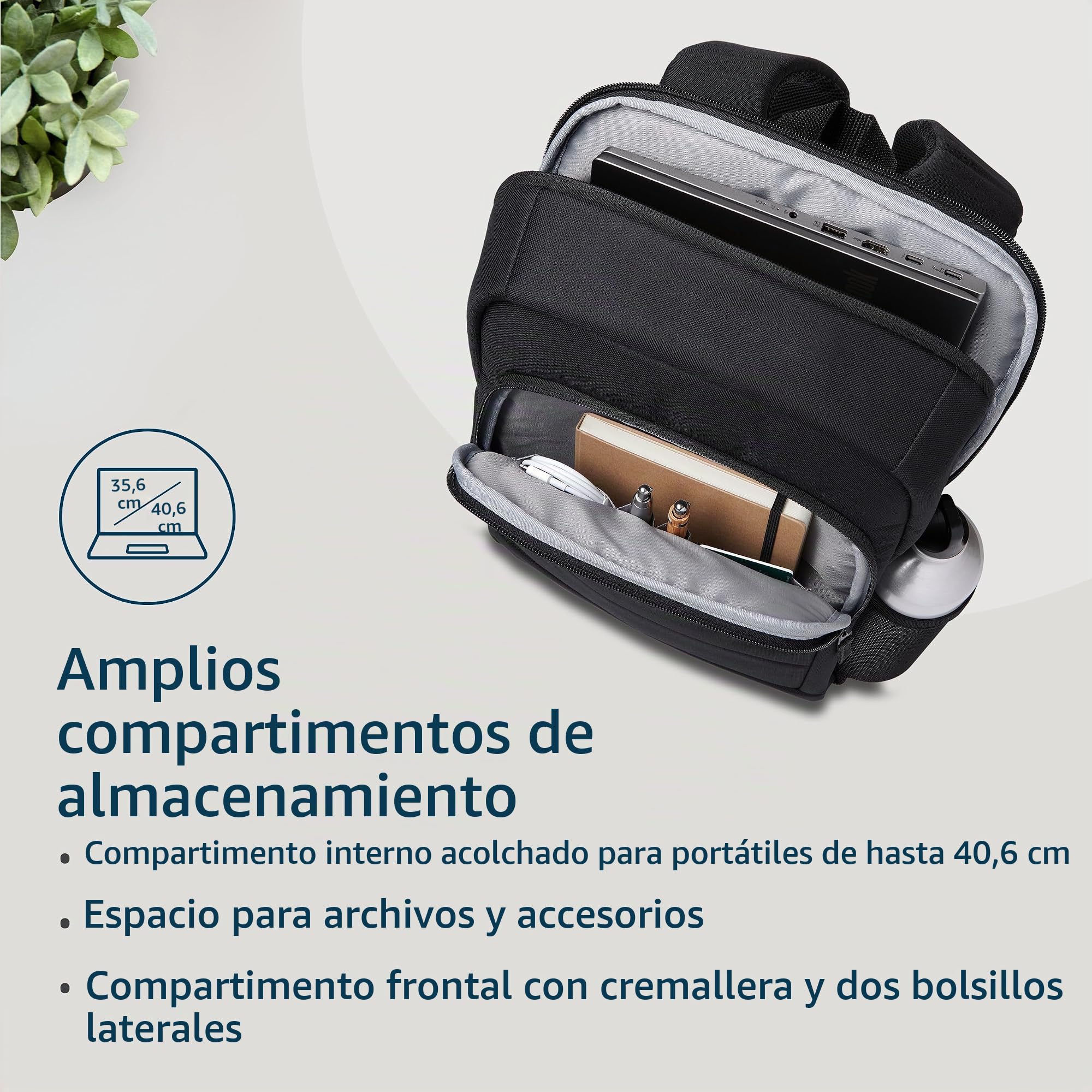 Kensington K60392WW – Mochila EQ 16” Poliéster Reciclado