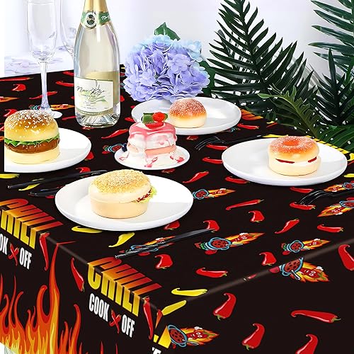 Miniatura 343 de CC HOME 1 pieza de mantel de plástico para fiesta de los 90 de 54 x 87 pulgadas de largo, mantel vintage retro de los 90 de hip hop, tema de 1990