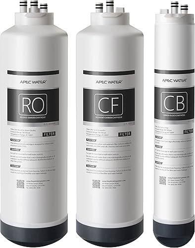 Juego completo de filtros de repuesto APEC RO para sistema RO sin tanque ROTL-600