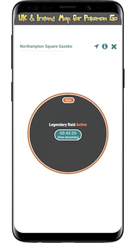 UK & Ireland Map for Pokemon Go
