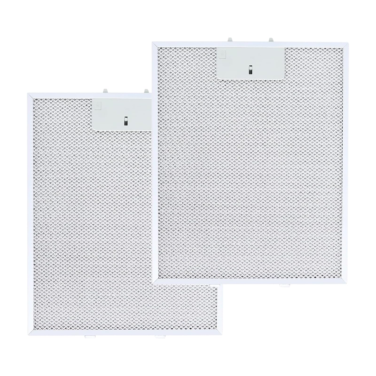 Cooker hood filter, Aluminium Cooker Hood Grease 2 pcs Multiple Sizes Replacement For Extractor Fan