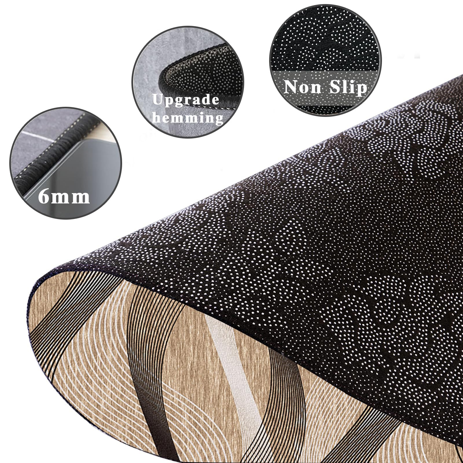 Tapis Gaming Sol pour Sols durs, Tapis de Chaise pour Moquette et Parquet, Tapis de Protection de Sol, Tapis Chaise Gaming Antidérapant, Tapis protège-Sol pour Chaise de Bureau 140 x 180 cm