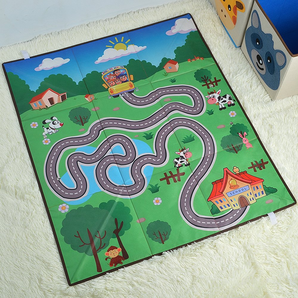 Tumama Storage Boxes for Kids(Children's Game Playmat) (Car Box) Buy
