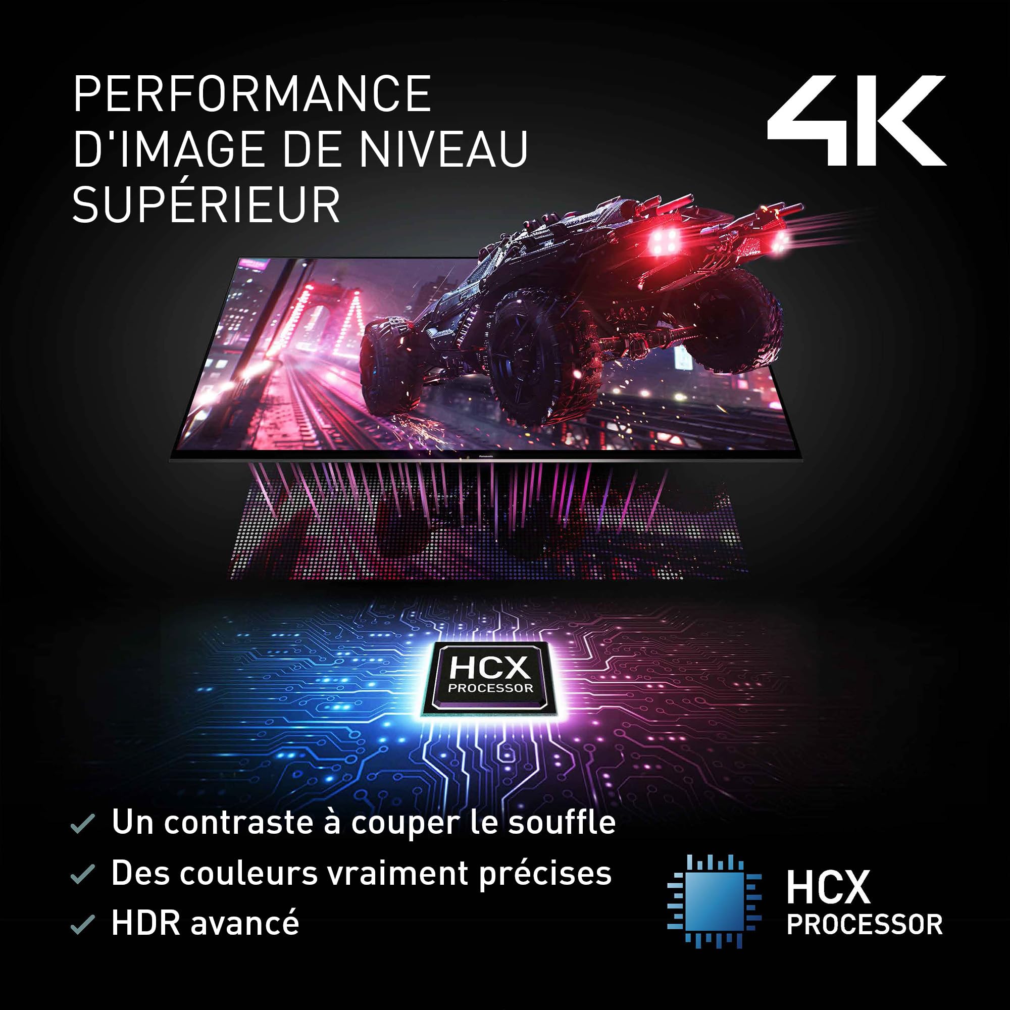 Panasonic Premium TV-55Z80BEZ, Série Z80B, 55 Pouces, 4K Ultra HD OLED Smart TV, 2025, Fire TV, Dolby Vision & Atmos, Mode Game Extreme, Support Alexa & Apple, Bluetooth, Noir