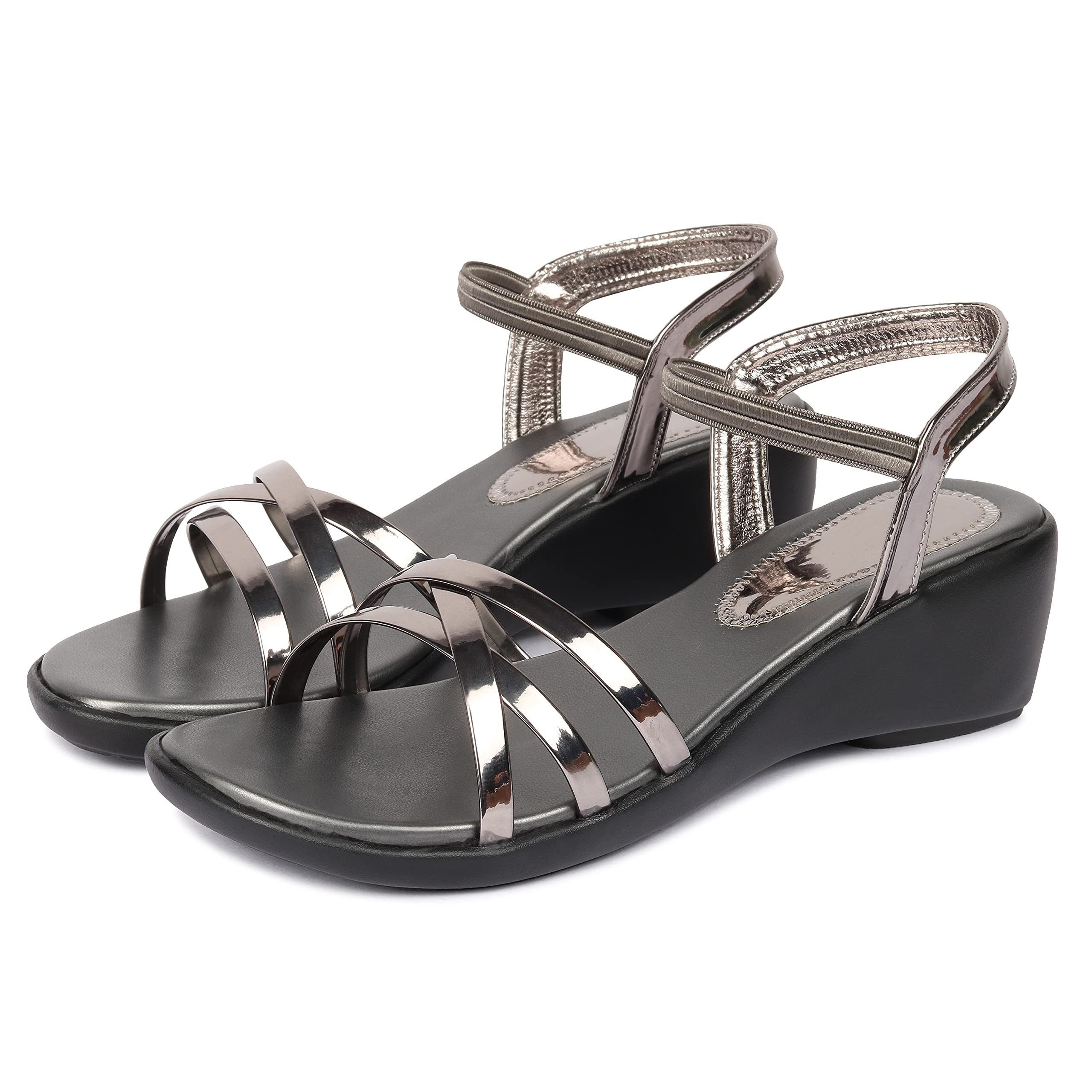 FASHIMO Grey Sandals For Womens And Girls S-4-Grey-37 (B097ZRSVFS) Amazon Price History, Amazon Price Tracker