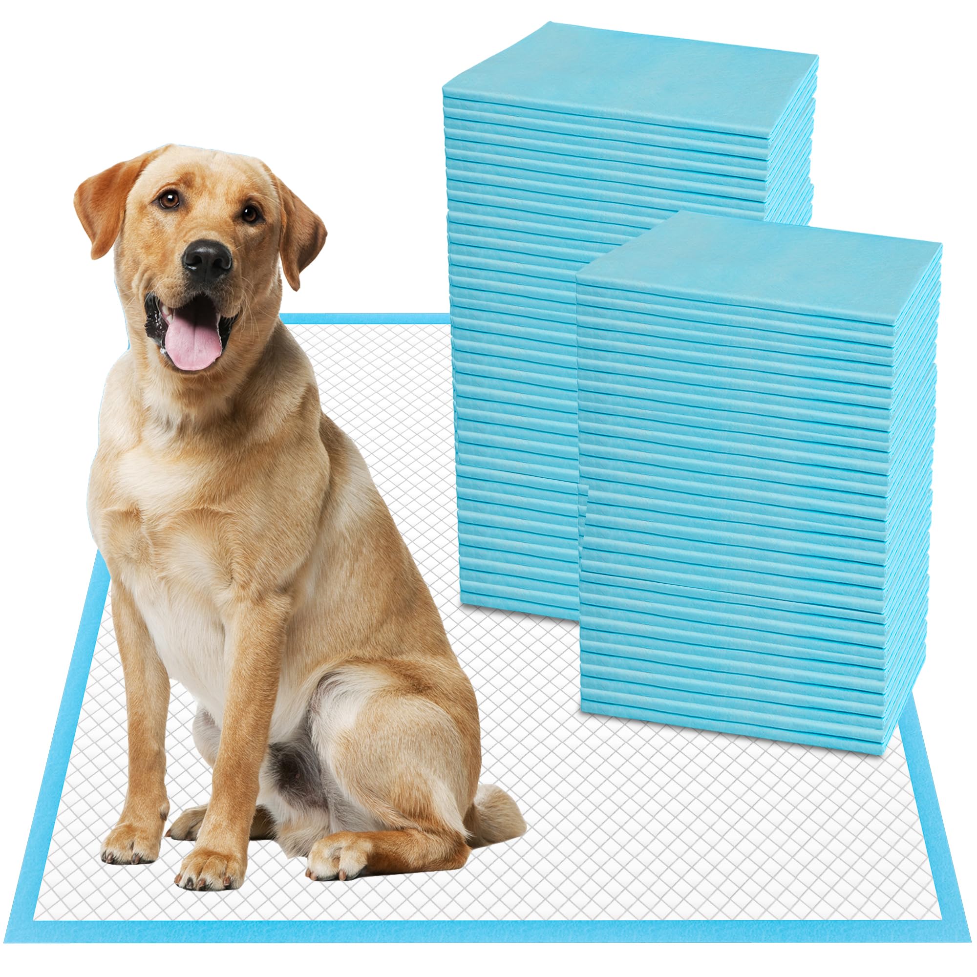 Boscute XXL Thicken 6 Layers Heavy Absorbent 30"x36" Pet Training Dog Pee Pads, Extra Large Polymer Leak-Proof Quick Dry Puppy Pee Pads, Disposable Pee Pads for Dogs Cats Rabbit