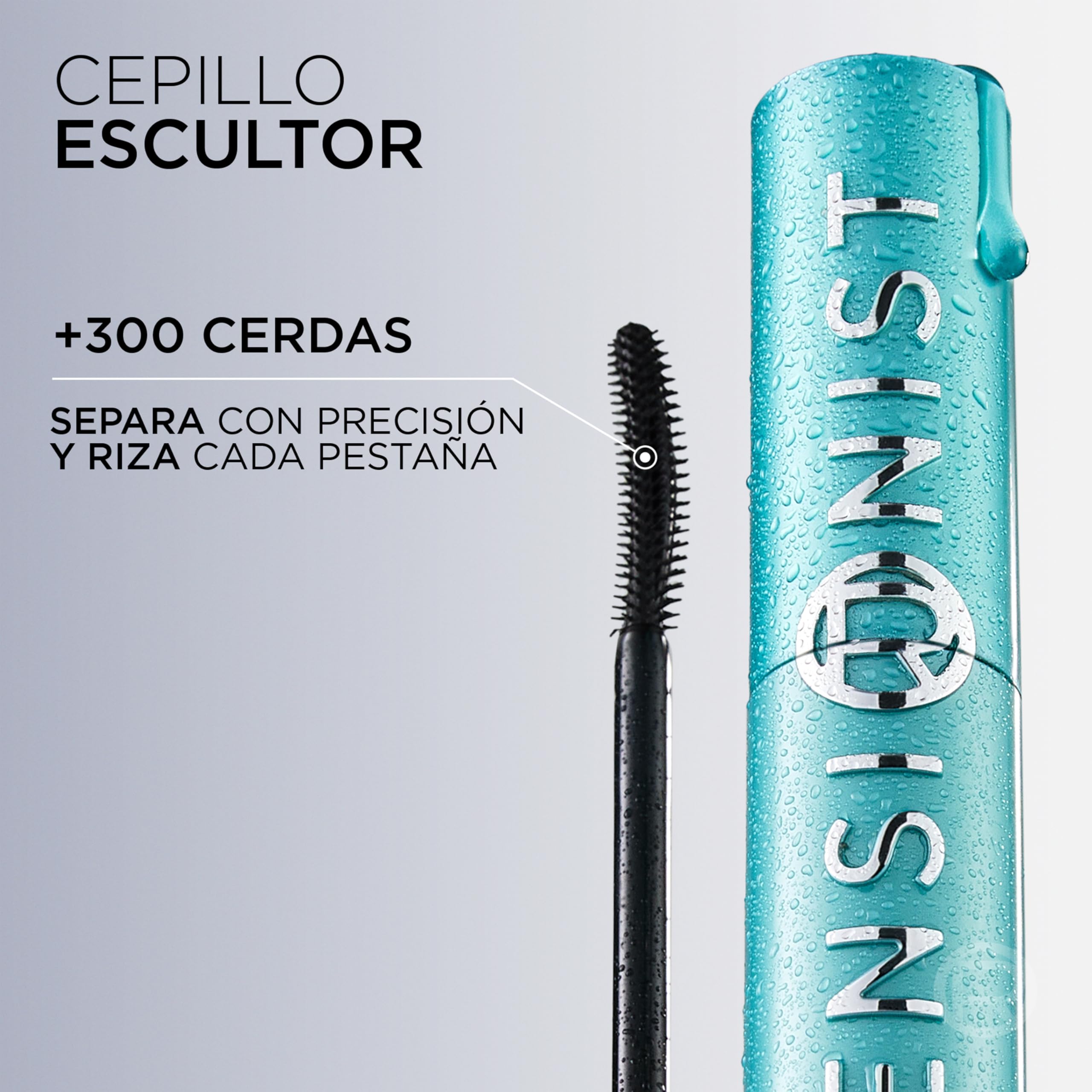 L'Oréal Paris Máscara de Pestañas Volumen y Longitud Waterproof Telescopic Extensionist 9,9 ml