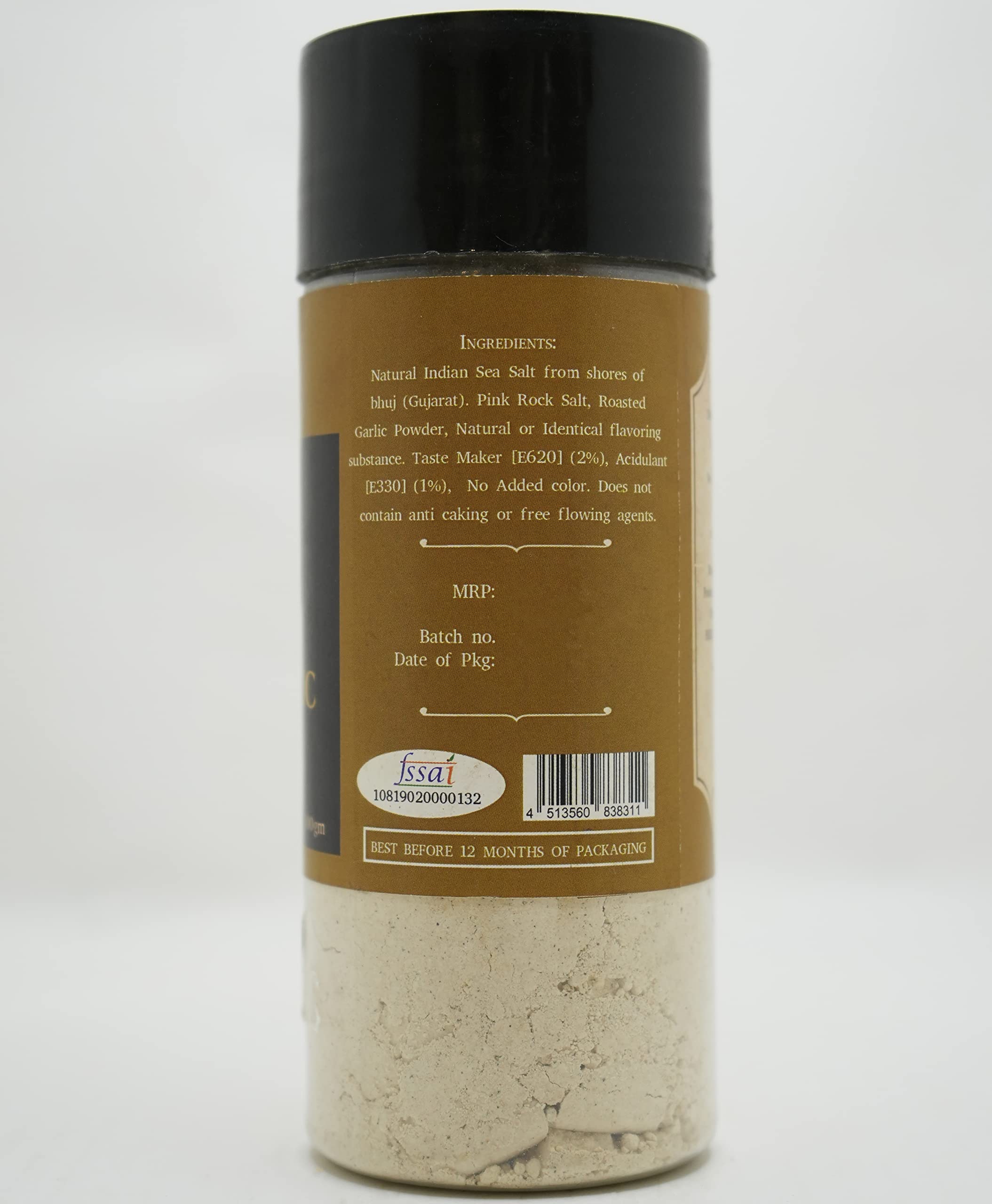 Foodaids Roasted Garlic Salt/Namak For Topping in Dishes - 100 Gm 2