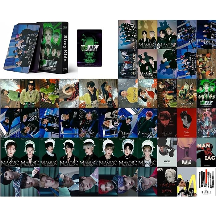 Lot De 50 Cartes Photo Stray Kids - Photocards Kpop Lomo - Papier Haute Qualité, Pour Collection Et Décoration