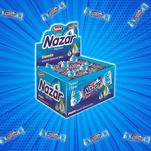 Miniatura 2 de Nazar 100 piezas de goma de mascar sin azúcar - Damla Sakizli