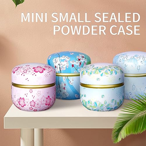 Miniatura 31 de Topwon Estuche de polvo con soplete de polvo para polvo corporal Estuche de polvo para bebé y mamá (negro) Negro -,Azul,púrpura, (Purple