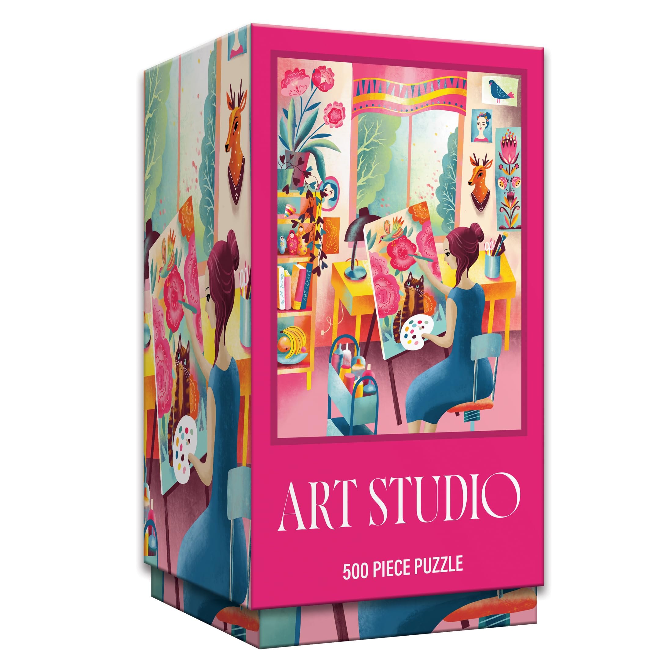 RoseArt - Vertical Visions - Art Studio 500 Piece Jigsaw Puzzle
