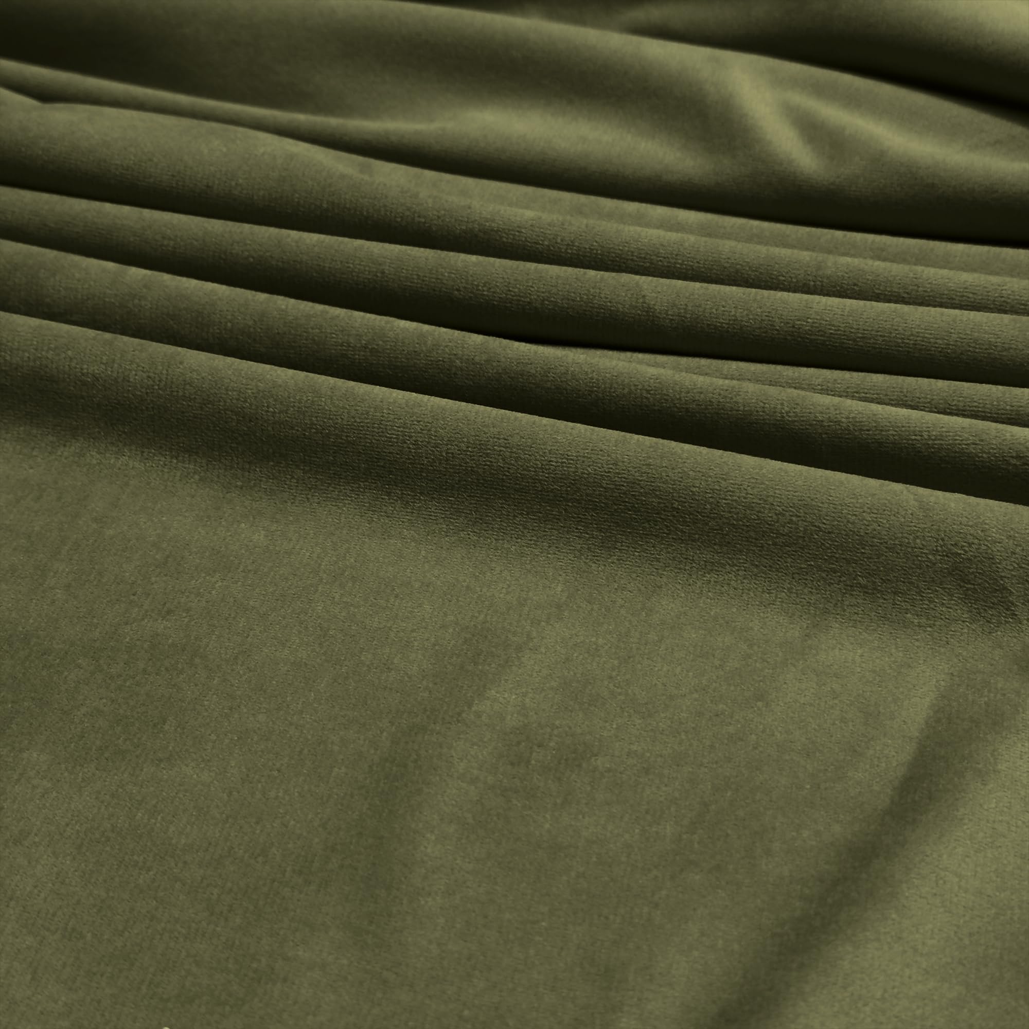 Luxury Velvet Upholstery Fabric – Soft Sheen 100% Polyester, 225 GSM Knitted Backed – Sage – 1 Metre (100cm x 148cm)
