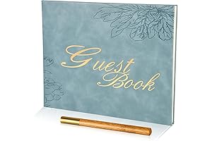 Embossed Gold Guest Book: A Treasure to Preserve Precious Memories