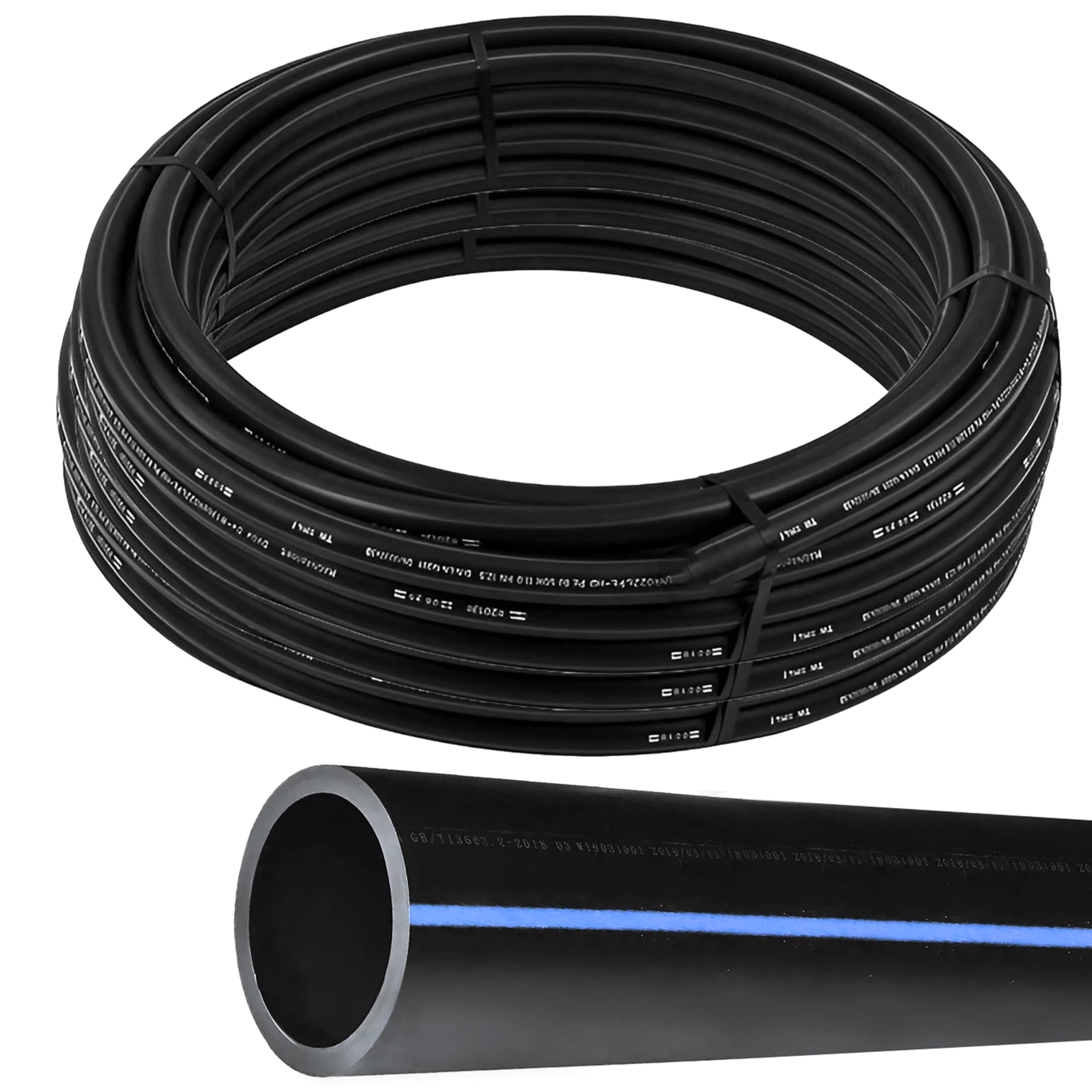 Pssopp Tubo Per Irrigazione A Goccia – 10/20/50 Metri – Diametro 4/6 Mm – PVC Flessibile, Resistente Ai Raggi UV