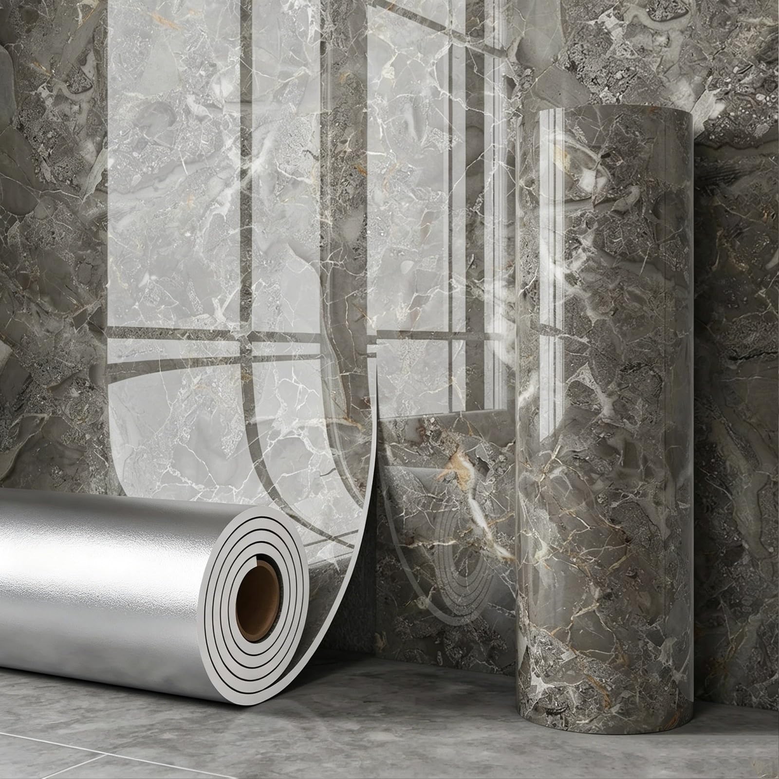 Zynqra G ﻿Peel And Stick Wall Paper,Marble Contact,Removable Self Adhesive,For Walls Decorative Vinyl,Bedroom, Kitchen Bathroom Cabinets(,L10m/393.7In*W60cm/23.6In)