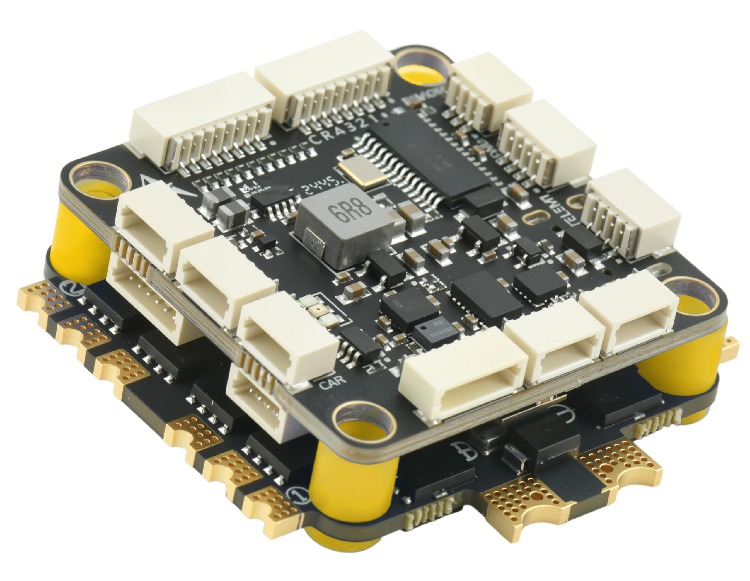 Photo 1 of CORVON H743 Flight Controller with 60A 8 bit ESC 30x30 Stack: Supports 2-8S LiPo, Dual IMU, Compass, Barometer, Compatible with Betaflight, INAV, PX4, Ardupilot for FPV & Racing Drones